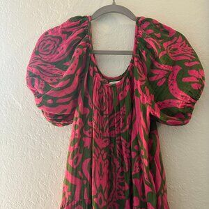 EUC Velvet by Graham & Spencer Madilyn Henna Cotton Gauze Dress - Size XS